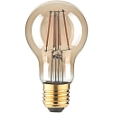 Filamentlamp standaardvorm A60 GOLD schakelbaar A60 helder E27 4,5W 380lm 1800K 320� CRI 80-89 