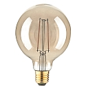 Lichtbron filament globe G125 GOLD schakelbaar G125 helder E27 4,5W 400lm 1800K 320� CRI 80-89 
