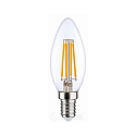 LED candle shape filament C35, E14, 7W 2700K 810lm