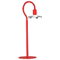 LED Table lamp SIMPLESSA, 5W, GU10, 2700K, 350lm, chrome/red
