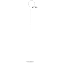 LED Floor lamp SIMPLESSA, 8W, GU10, 2700K, 650lm, white/chrome