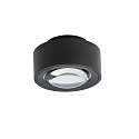 Opbouw armatuur EASY LENS W120 draaibaar IP20, zwart dimbaar