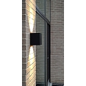 Lumexx Wandarmatuur voor buitenshuis ARCA XL W150 IP65, zwart dimbaar