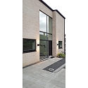 Lumexx Wandarmatuur voor buitenshuis ARCA XL W150 IP65, zwart dimbaar