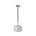 Pendelarmatuur CUSCINO SMALL G9 IP20, messing, zwart