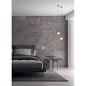 Lumexx pendant luminaire PALLA IP20, black, titanium dimmable