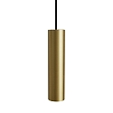 pendant luminaire TUBE FLEX S25 GU10 IP20, brass