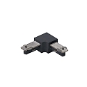 1-fase L-connector DESIGNLINE, zwart