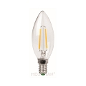 LED candle shape filament C35, E14, 3W 2700K 250lm, opal