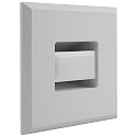 wall recessed luminaire TINA SQUARE square, rotatable, direct / indirect, switchable IP22, white 