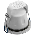 Megaman outdoor recessed luminaire TEGO SLIM DOWNLIGHT 68MM rigid, set of 10 IP65, white dimmable