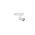 3-fase spot MARCO 2 MINI DBT draaibaar, roteerbaar IP20, gepoedercoat, transparant, wit 