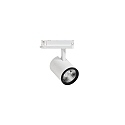 3-fase spot MARCO 2 90 DBT draaibaar, roteerbaar IP20, gepoedercoat, transparant, wit 