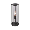 Lichtpaal CILLO E27 IP65, zwart dimbaar