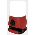 Megatron Werklamp HELFA slagvast, met stopcontact IP54, rood, zwart 