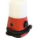 Megatron Werklamp HELFA slagvast, met stopcontact IP54, rood, zwart 