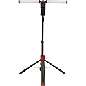 Werklamp HELFA DUO 2-vlams, met stopcontact IP54, rood, zwart 