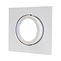 Plafondinbouwarmatuur DECOCLIC 68MM / GU10 + GU5.3 hoekig, draaibaar GU10 IP20, wit dimbaar