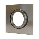Plafondinbouwarmatuur DECOCLIC 68MM / GU10 + GU5.3 hoekig, draaibaar GU10 IP20, ijzer geborsteld dimbaar