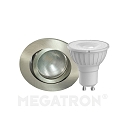 Downlight DECOCLIC rond, dimbaar GU10 IP20, ijzer geborsteld dimbaar