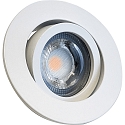 Inbouwarmatuur DECOCLIC 68MM rond, draaibaar, Dim-To-Warm, set van 1 IP20, wit dimbaar 7,5W 520lm 1800-3000K 38� 38� CRI 95