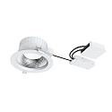 Plafondinbouwarmatuur FILA DALI FR 90� � 172MM rond, stijf, DALI aanstuurbaar, schakelbaar IP54, wit mat 