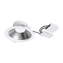 Plafondinbouwarmatuur FILA DALI FR 90� � 225MM rond, stijf, DALI aanstuurbaar, schakelbaar IP54, wit mat 