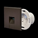 nobil� wall recessed luminaire STAIR 68 SCCT square IP40, black matt dimmable