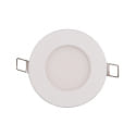 Inbouwdownlight LED PANEL FLAT 85 R SCCT DIM C rond, CCT Switch IP44, wit dimbaar