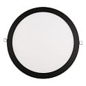 Inbouwdownlight LED PANEL FLAT 300 R SCCT MP rond, CCT Switch, schakelbaar, multipower IP44, zwart 