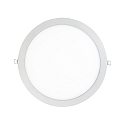Inbouwdownlight LED PANEL FLAT 300 R 830 350MA PRISM rond, UGR < 19, excl. netvoeding IP20, mat, titaan dimbaar