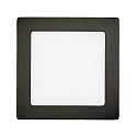 Onbouwdownlight LED PANEL FLAT 170 Q SCCT MP hoekig, CCT Switch, schakelbaar, multipower IP44, zwart 