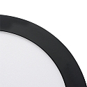 nobil� Onbouwdownlight LED PANEL FLAT 220 R SCCT DIM C rond, CCT Switch IP44, zwart dimbaar