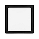 Onbouwdownlight LED PANEL FLAT 300 Q SCCT DIM C hoekig, CCT Switch IP44, zwart dimbaar