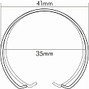 nobil� Snap ring EBL C 3840 / C 1830, chroom