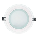 LED paneel LED GLAS PANEL 160R SCCT CCT Switch, dimbaar, dimbaar 10W 850 / 1000 / 950lm 3000 / 4000 / 5700K 120� 120� CRI >80