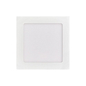 Inbouwdownlight LED PANEL FLAT 130 Q DTW 350MA OPAL hoekig, Dim-To-Warm, excl. netvoeding IP20, wit dimbaar