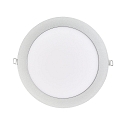 Inbouwdownlight LED PANEL FLAT 190 R SCCT 350MA OPAL rond, CCT Switch, excl. netvoeding IP20, mat, titaan dimbaar
