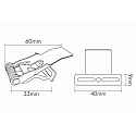 nobil� Montageveer set van 4, grijs