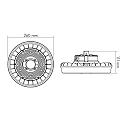 nobil� Halstraler F260 SI rond LED IP65, zwart 