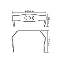 nobil� Beugel voor LED HIGH BAY 46, zwart