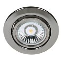 Downlight C 3830 draaibaar IP20, chroom, zwart dimbaar