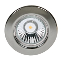 Downlight C 1830 stijf IP20, chroom, zwart dimbaar
