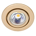 Downlight C 3840 draaibaar IP20, goud mat dimbaar