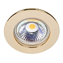 Downlight C 3860 stijf IP20, goud dimbaar