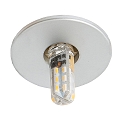 Recessed luminaire for starry sky C 392, � 4cm, G4, matt chrome