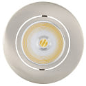Downlight 5068 ECO FLAT SCCT 38� DIM C rond, draaibaar, CCT Switch IP40, nikkel geborsteld dimbaar