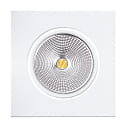 Downlight 5068Q ECO FLAT SCCT 38� DIM C hoekig, draaibaar, CCT Switch IP40, wit mat dimbaar