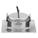 nobil� downlight 5068Q ECO FLAT SCCT 38� DIM C square, swivelling, CCT Switch IP40, chrome matt dimmable