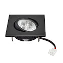nobil� Downlight 5068Q ECO FLAT SCCT 38� DIM C hoekig, draaibaar, CCT Switch IP40, zwart mat dimbaar
